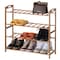 Basicwise Bamboo Storage Shoe Rack, Free Standing Shoe Organizer Storage Rack, 4 Tier QI004330.4 - alternate 1